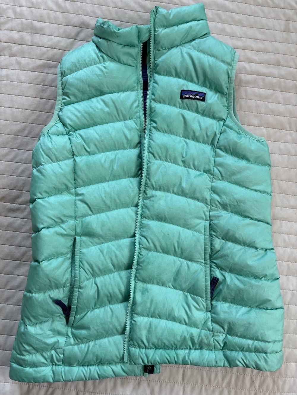 Turquoise Patagonia Down Vest